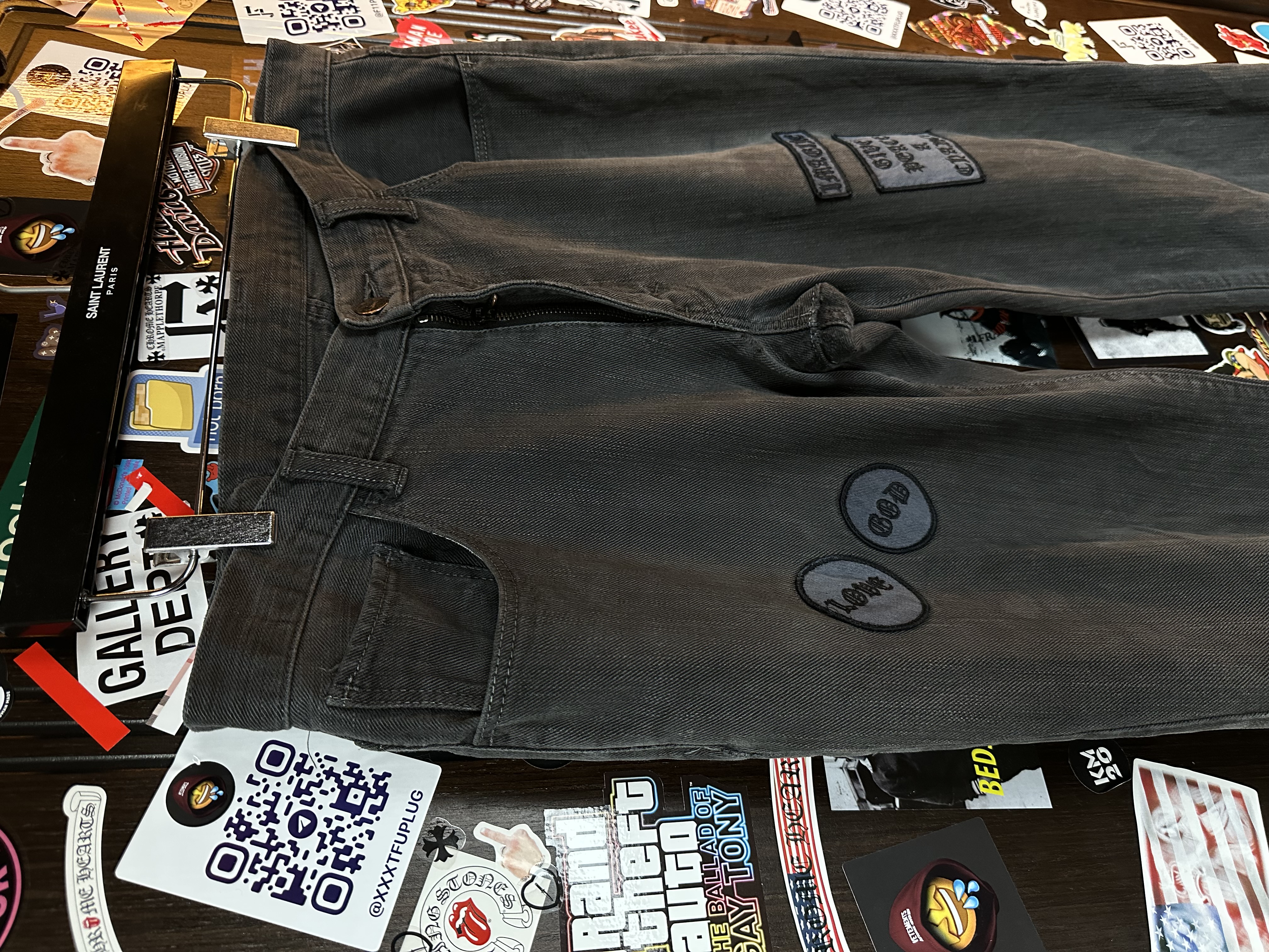 Number (N)ine N9 Patch denim, detail view 7