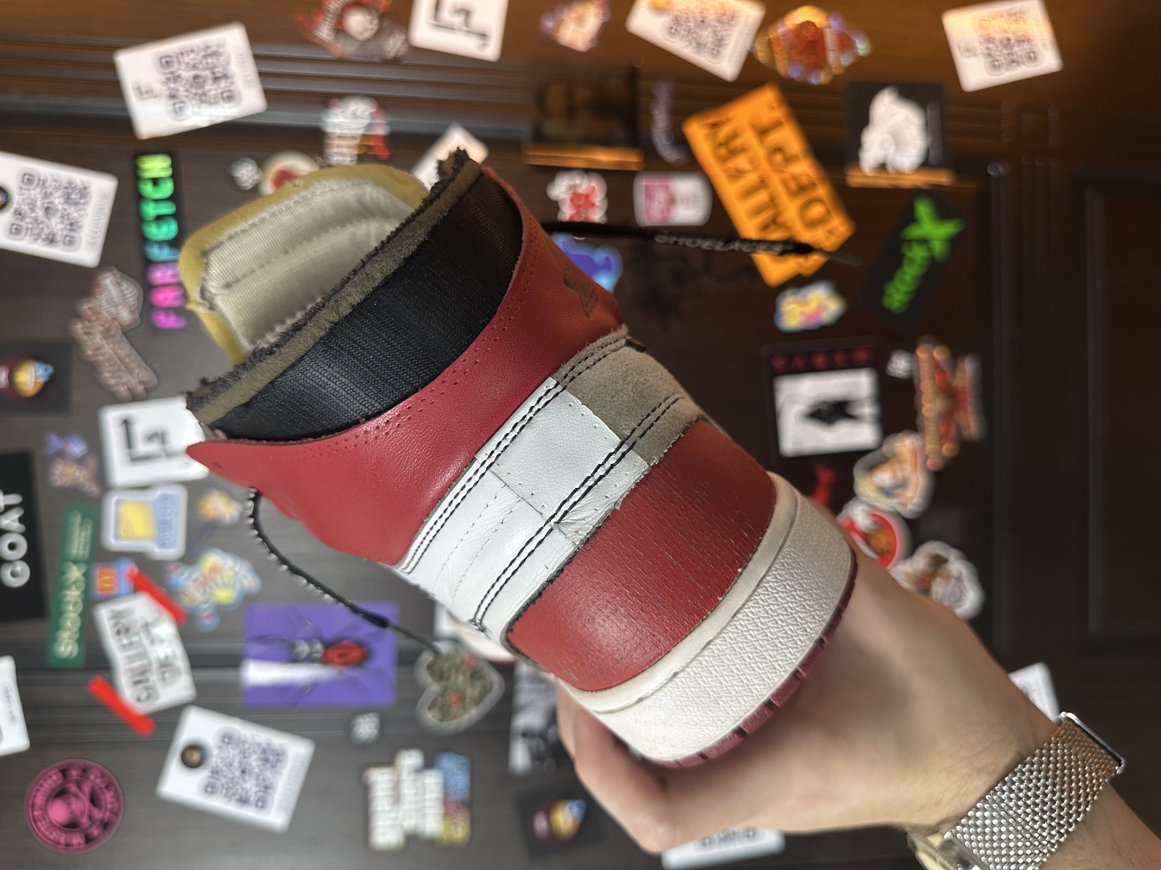 Off-White x Nike Chicago Jordan 1, detail view 5