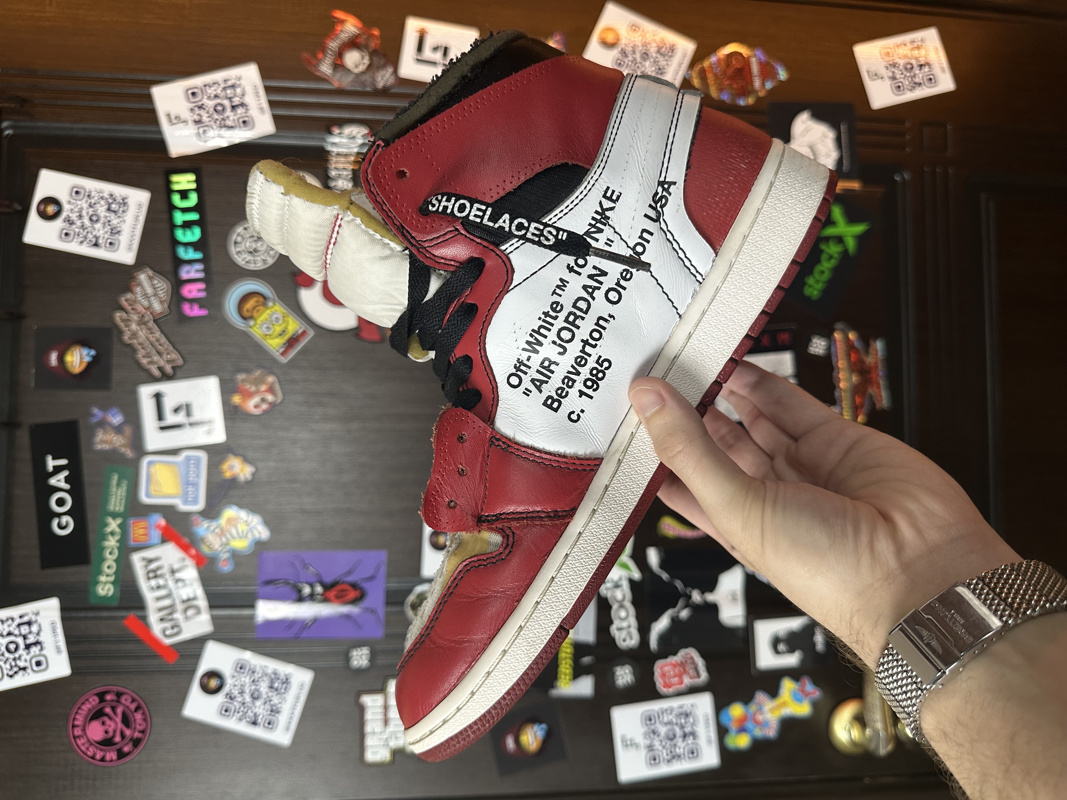 Off-White x Nike Chicago Jordan 1, detail view 8