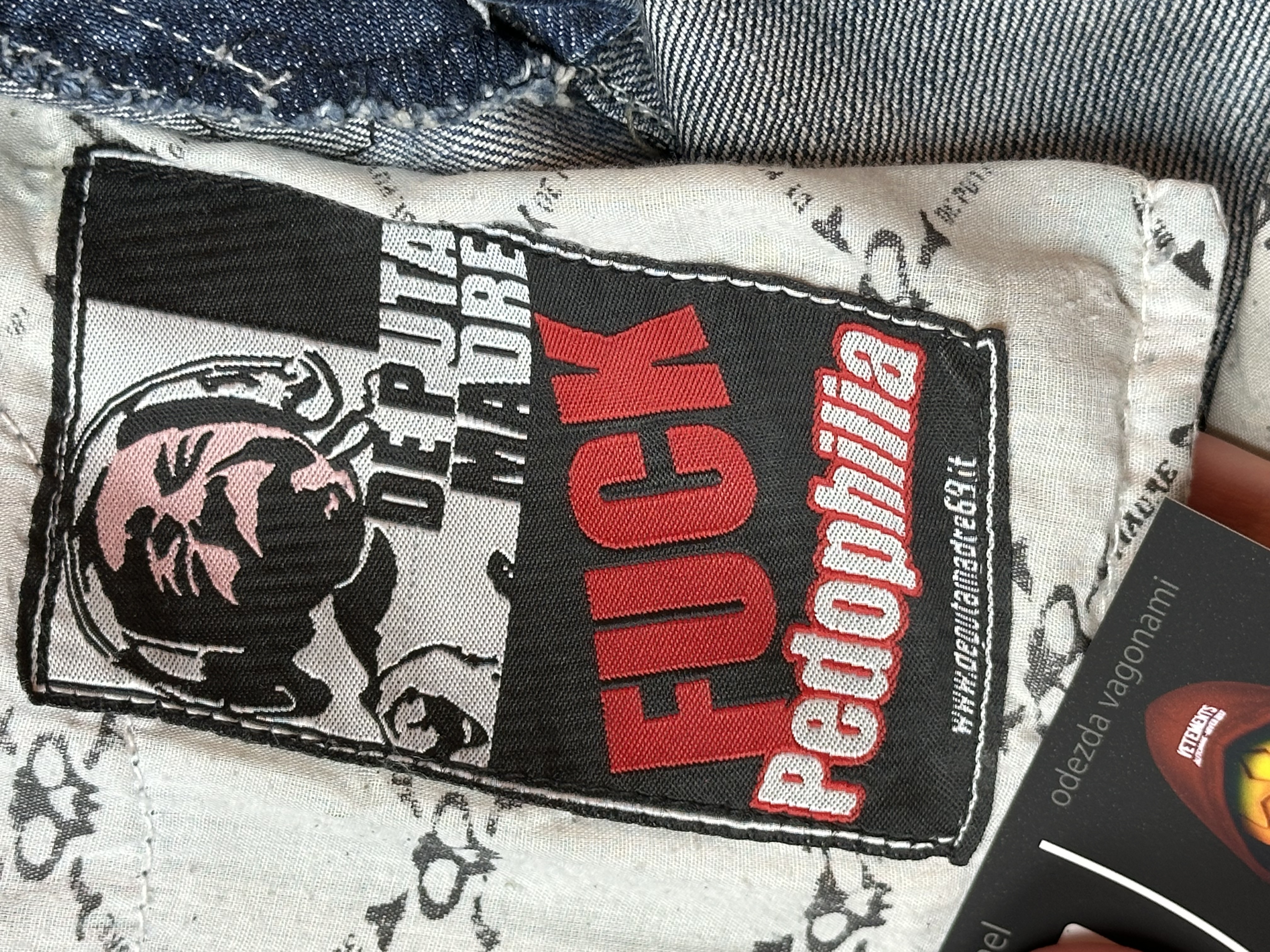 OMB x ERD OMB X ERD "FUCK PEDOPHILIA" Jeans, detail view 22