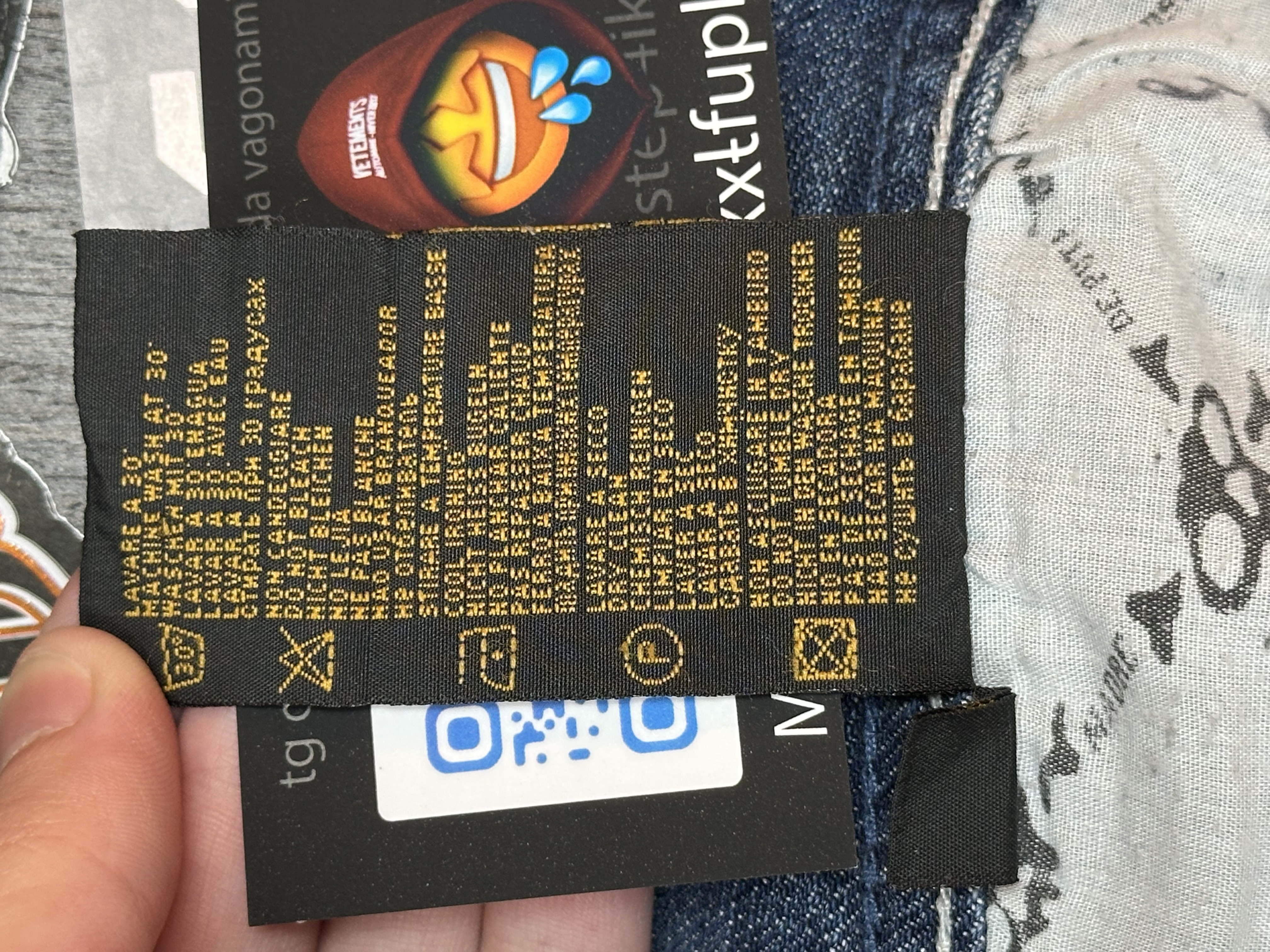 OMB x ERD OMB X ERD "FUCK PEDOPHILIA" Jeans, detail view 25