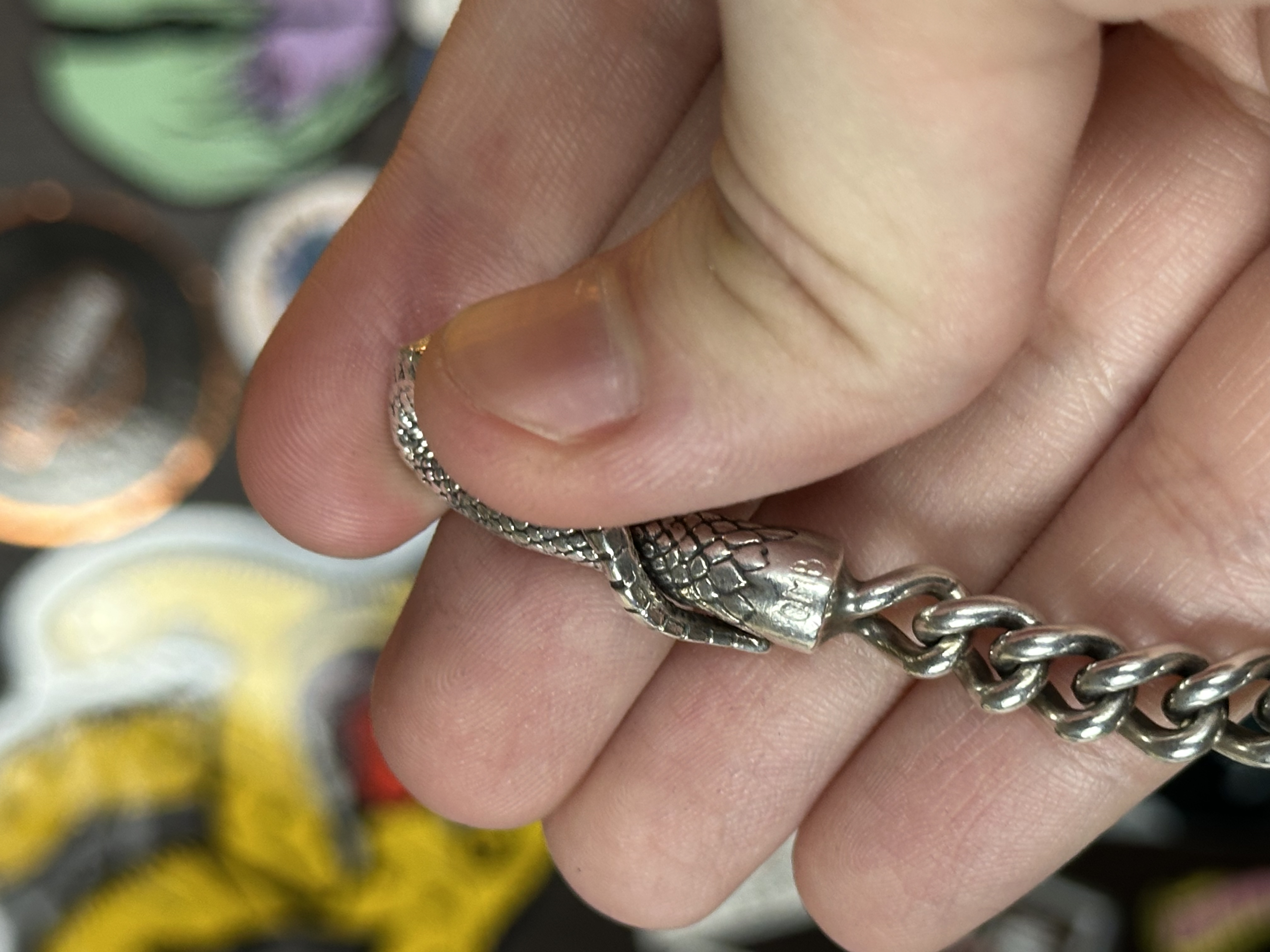 OMB x ERD OMB X ERD VVS Edenic Serpent Bracelet, detail view 11