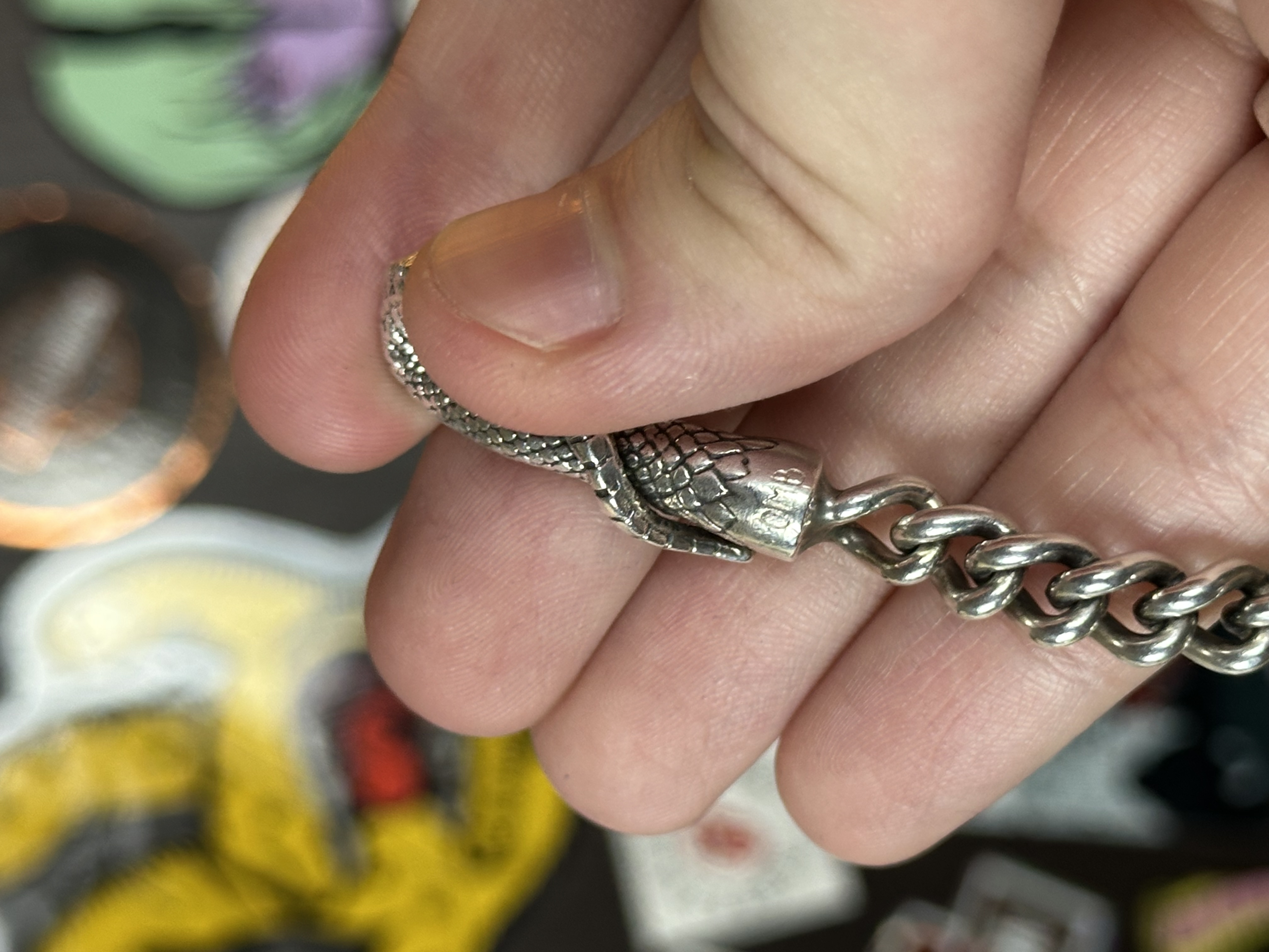 OMB x ERD OMB X ERD VVS Edenic Serpent Bracelet, detail view 14