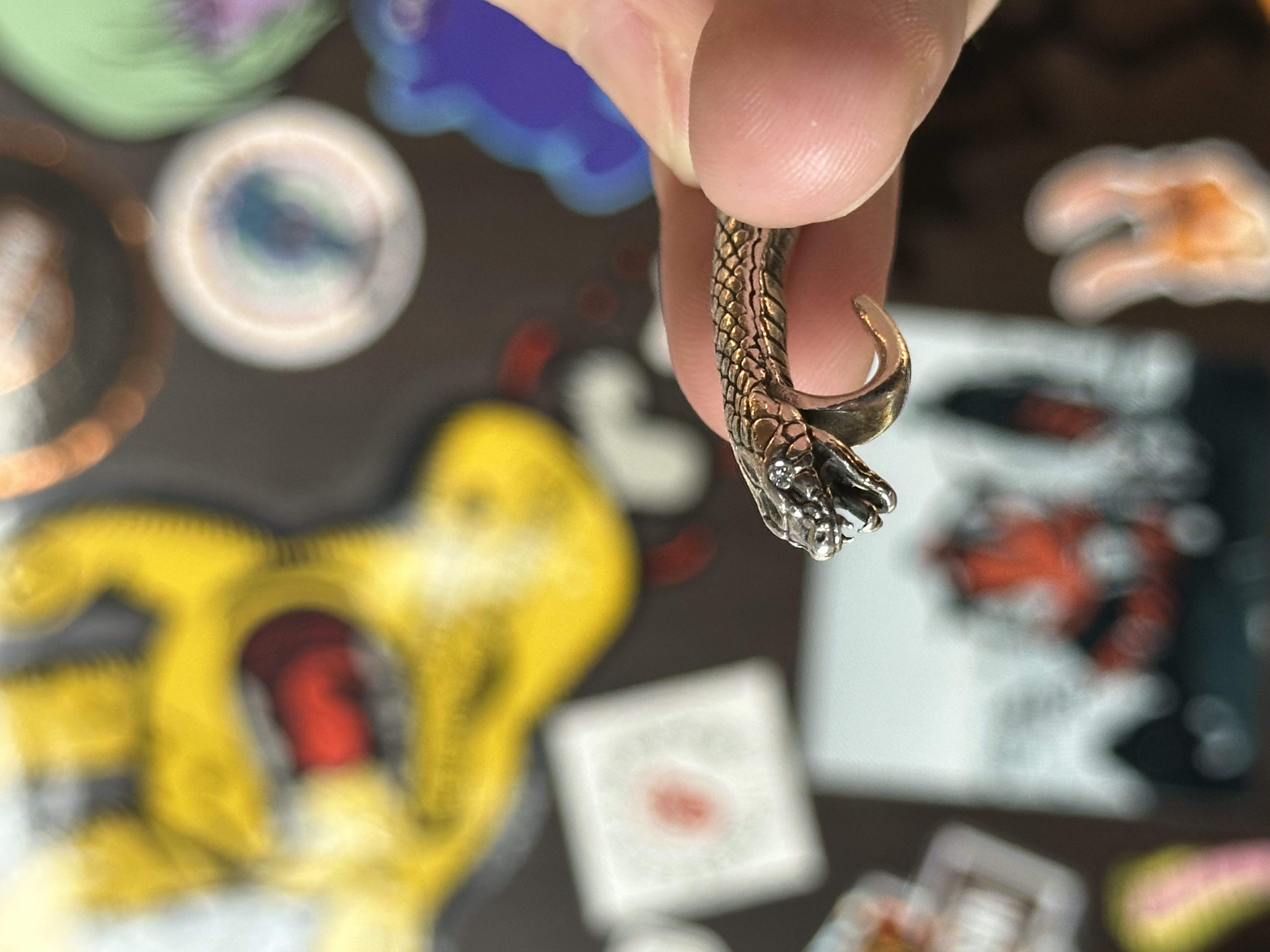 OMB x ERD OMB X ERD VVS Edenic Serpent Bracelet, detail view 2