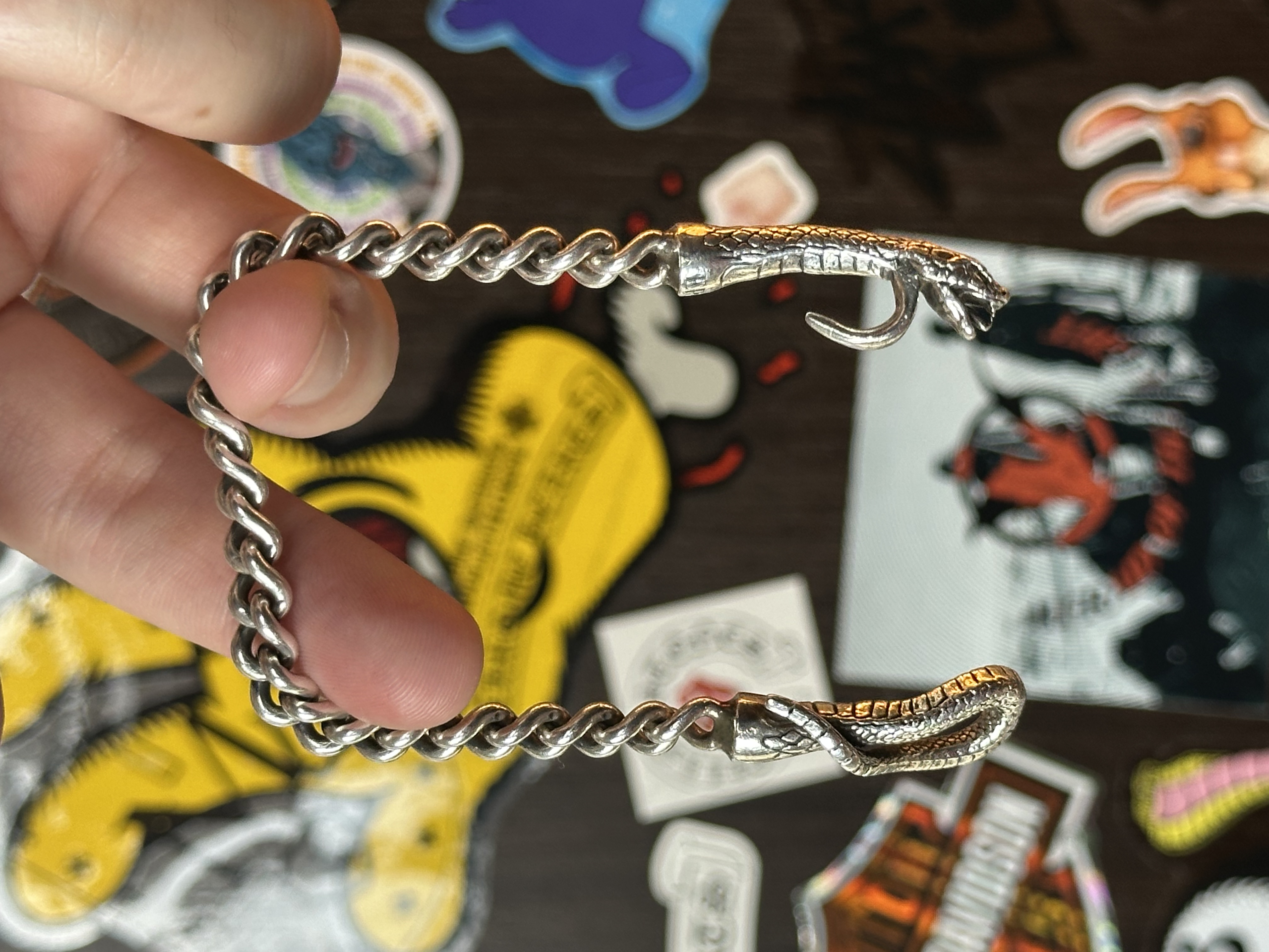OMB x ERD OMB X ERD VVS Edenic Serpent Bracelet, detail view 6