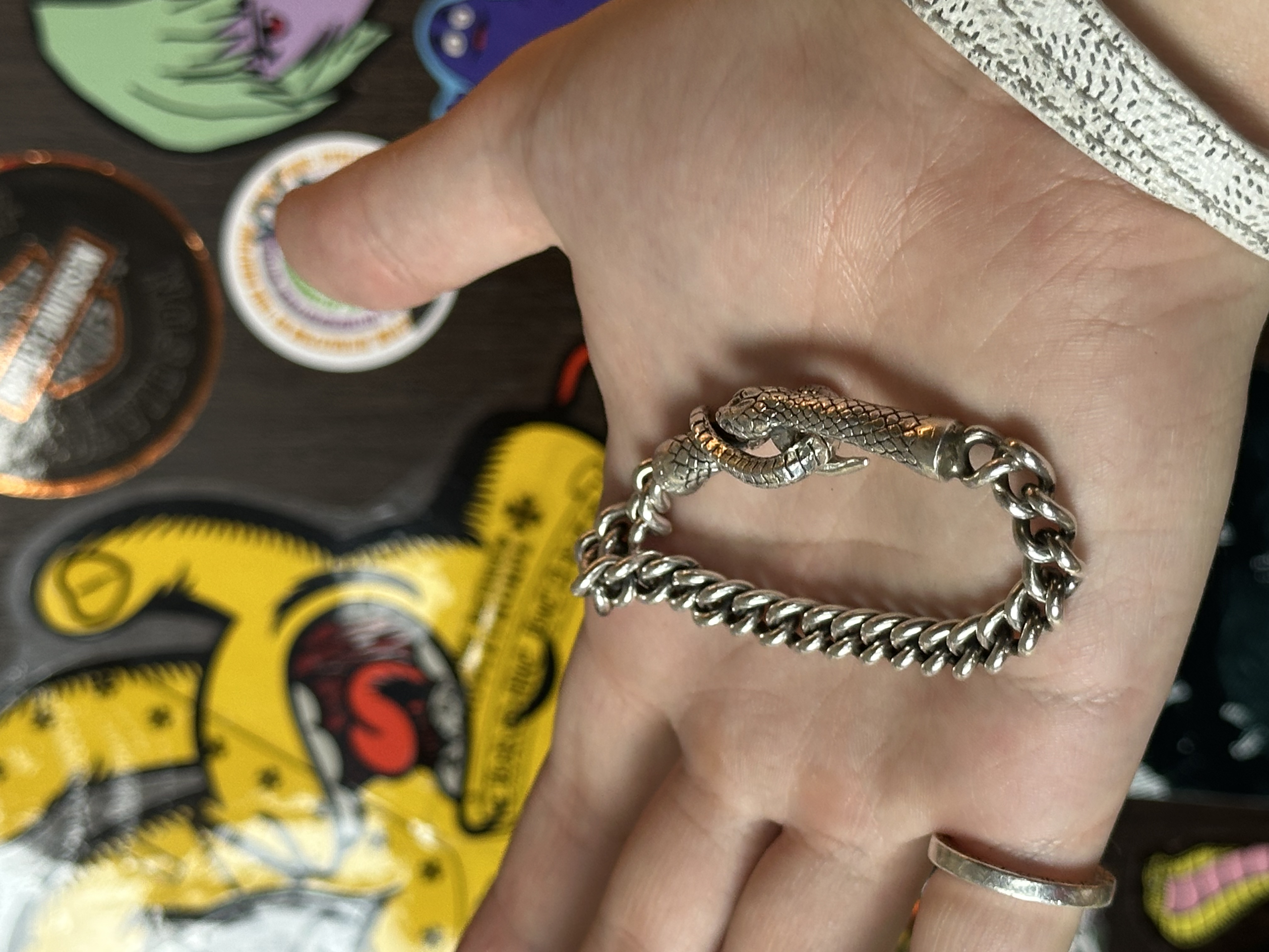 OMB x ERD OMB X ERD VVS Edenic Serpent Bracelet, detail view 13