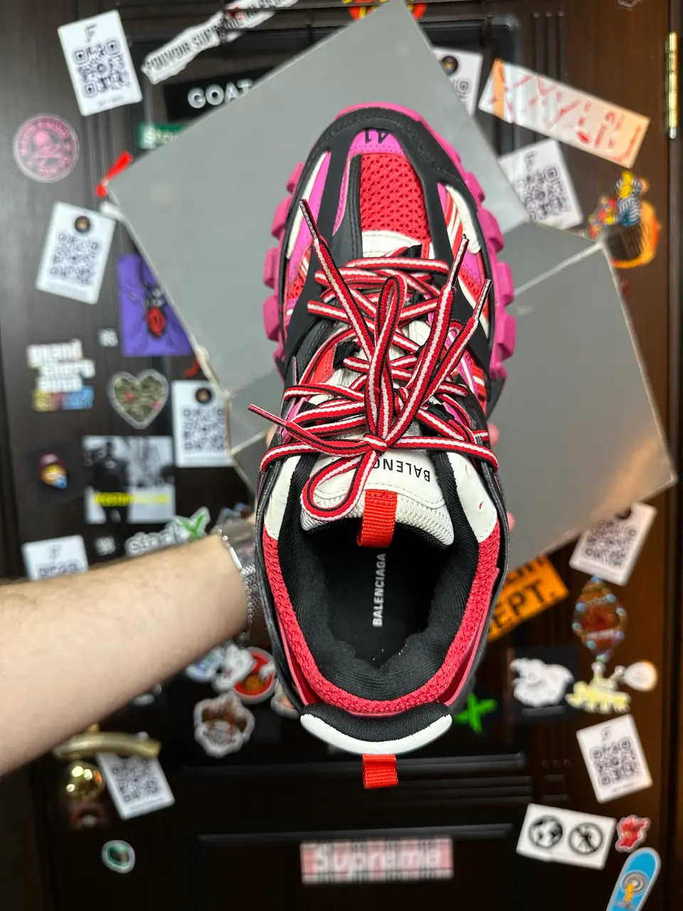 Balenciaga Balenciaga Track 1 Pink, detail view 3