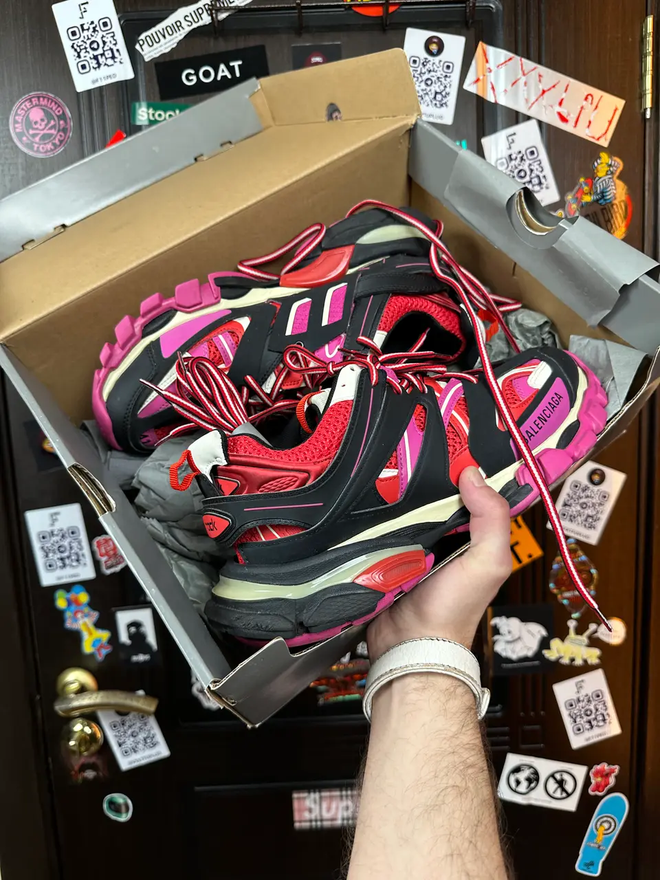 Balenciaga Balenciaga Track 1 Pink, detail view 6
