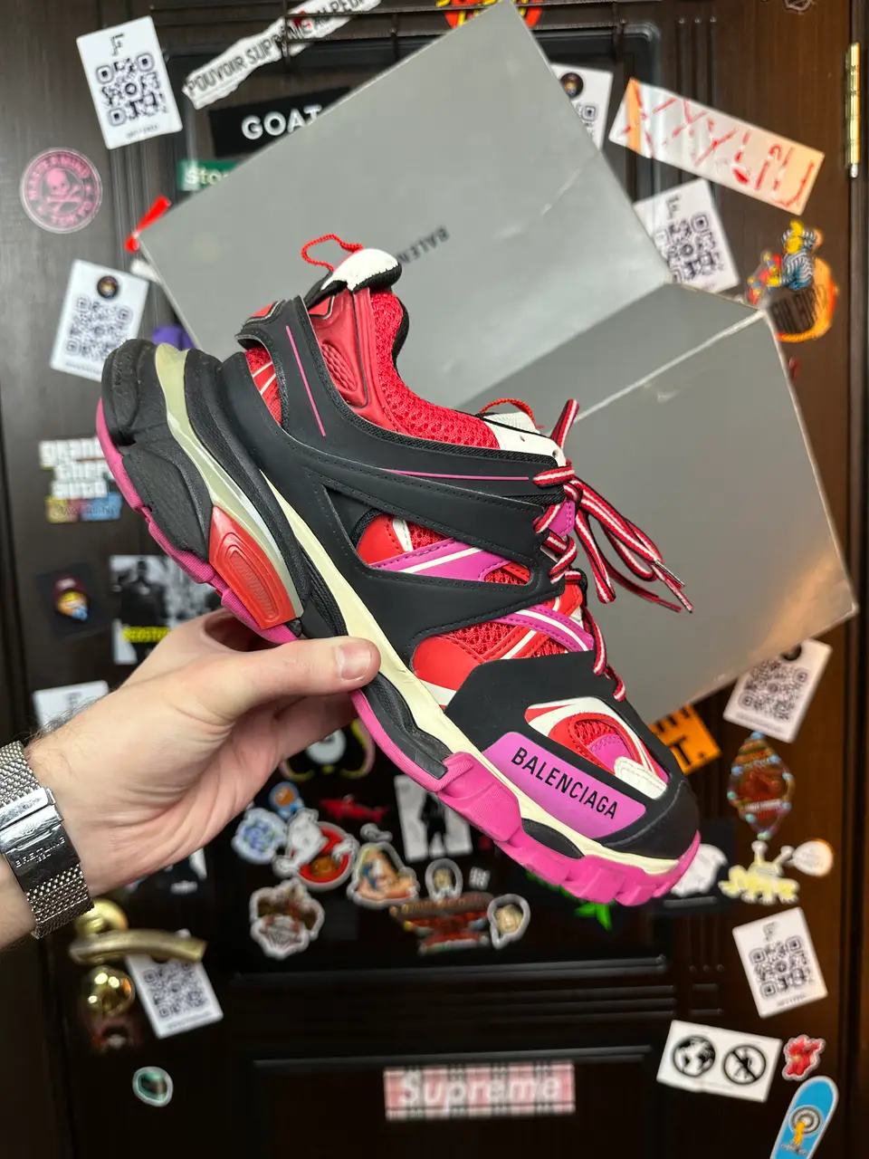 Balenciaga Balenciaga Track 1 Pink, detail view 2