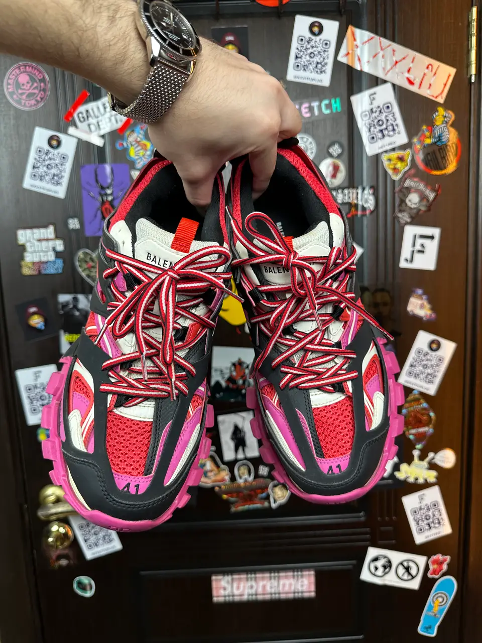 Balenciaga Balenciaga Track 1 Pink, detail view 10