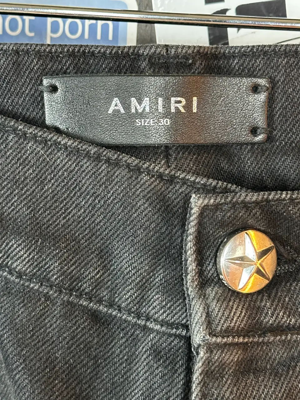 Amiri Amiri & Chemist FW 2022 Black Carpenter Jeans, detail view 10