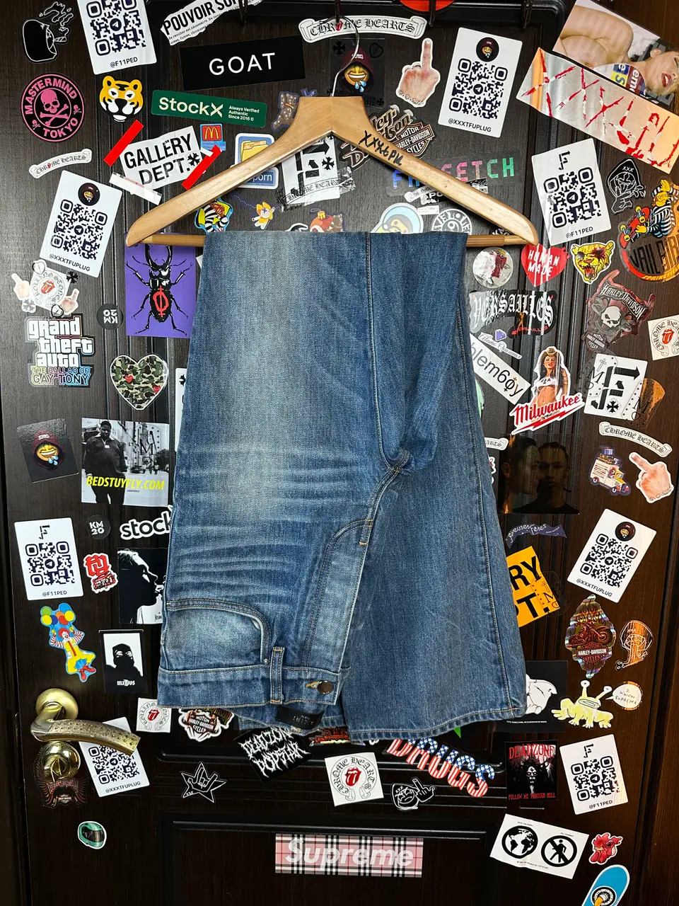 Amiri Amiri Blue Flare Jeans