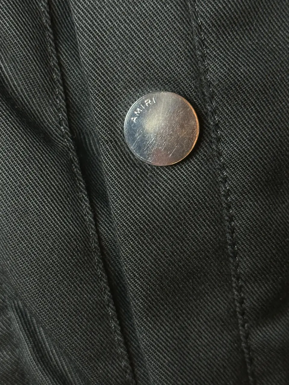 Amiri Amiri Leather Embellished Vest Sherpa, detail view 13