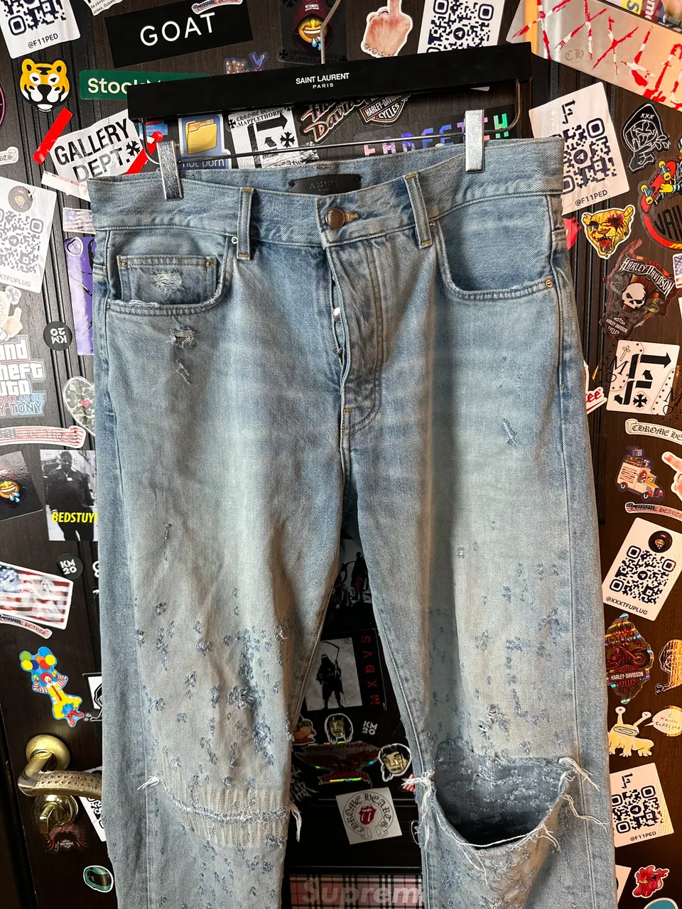 Amiri Shotgun 32 Straight Jeans, detail view 5