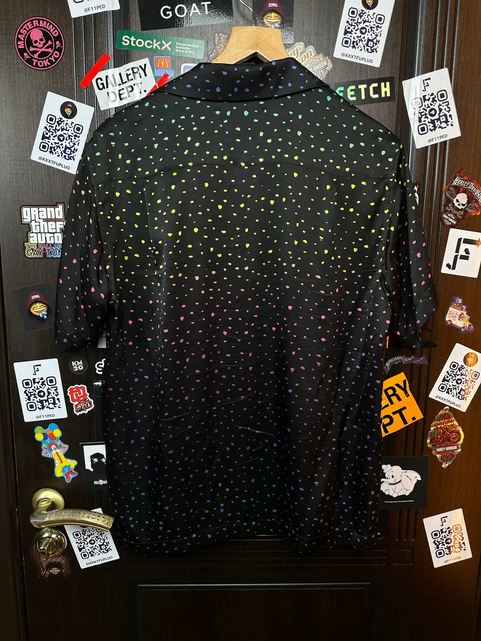 Amiri Silk Small Dots, detail view 3