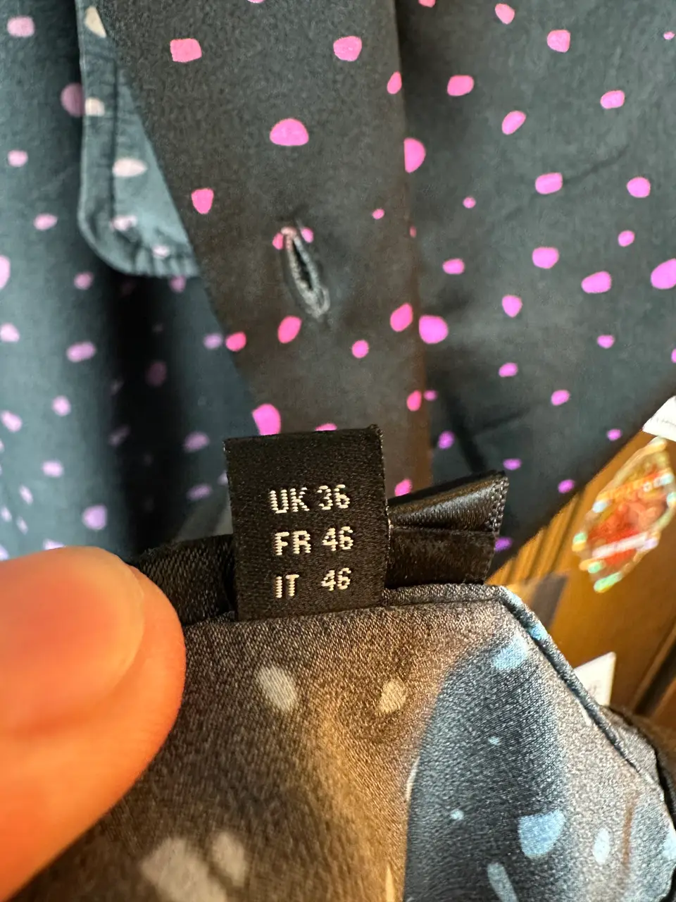 Amiri Silk Small Dots, detail view 8