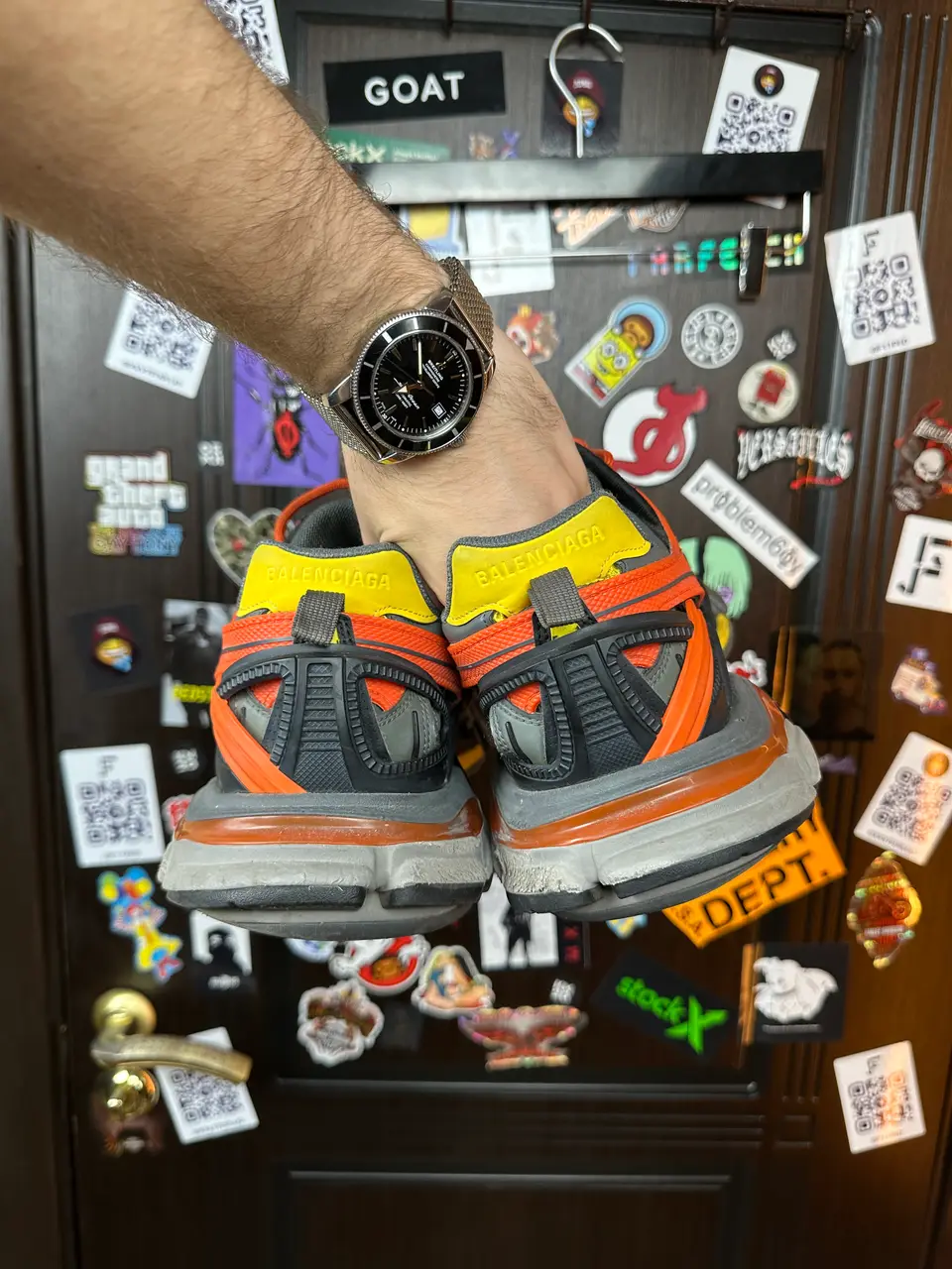 Balenciaga Balenciaga Track 2 Orange, detail view 2