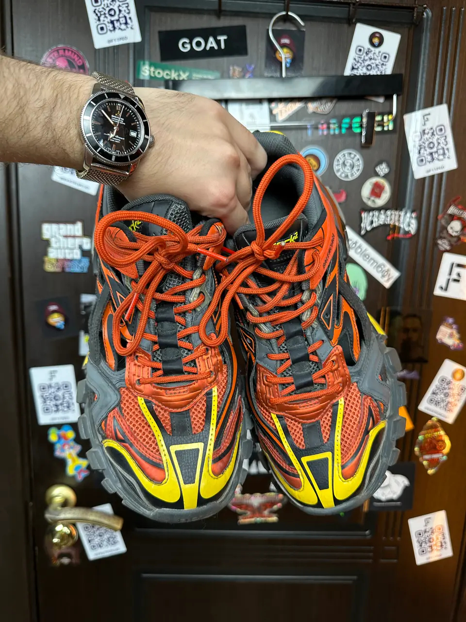 Balenciaga Balenciaga Track 2 Orange, detail view 3