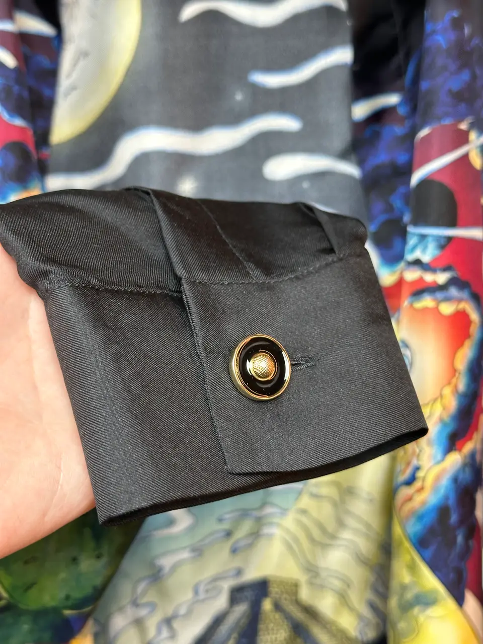 Casablanca Casablanca UFO Cowboy De L'Espace Silk Shirt, detail view 12