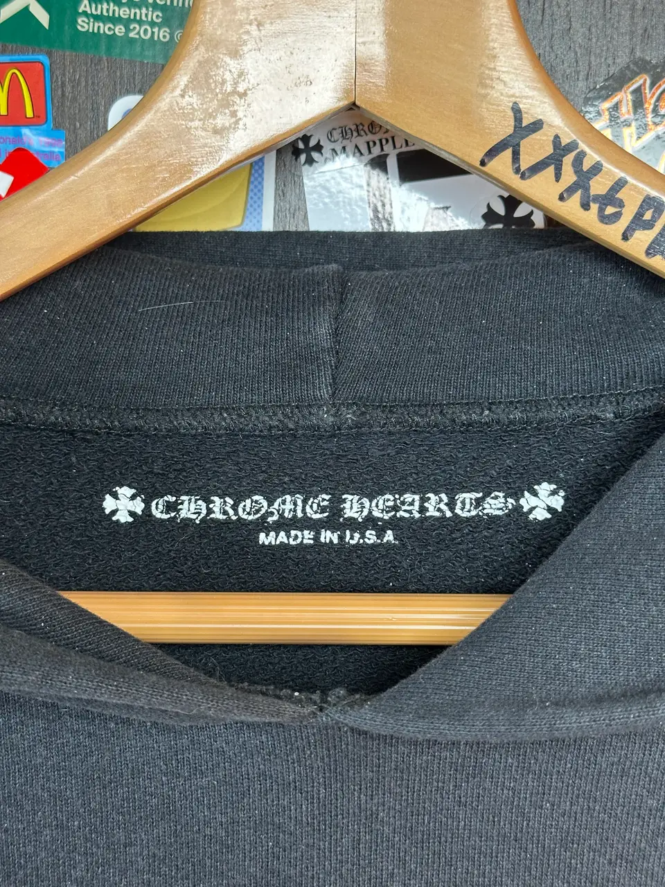 Chrome Hearts Chrome Hearts Matty Boy Chomper Golden tooth Hoodie, detail view 6