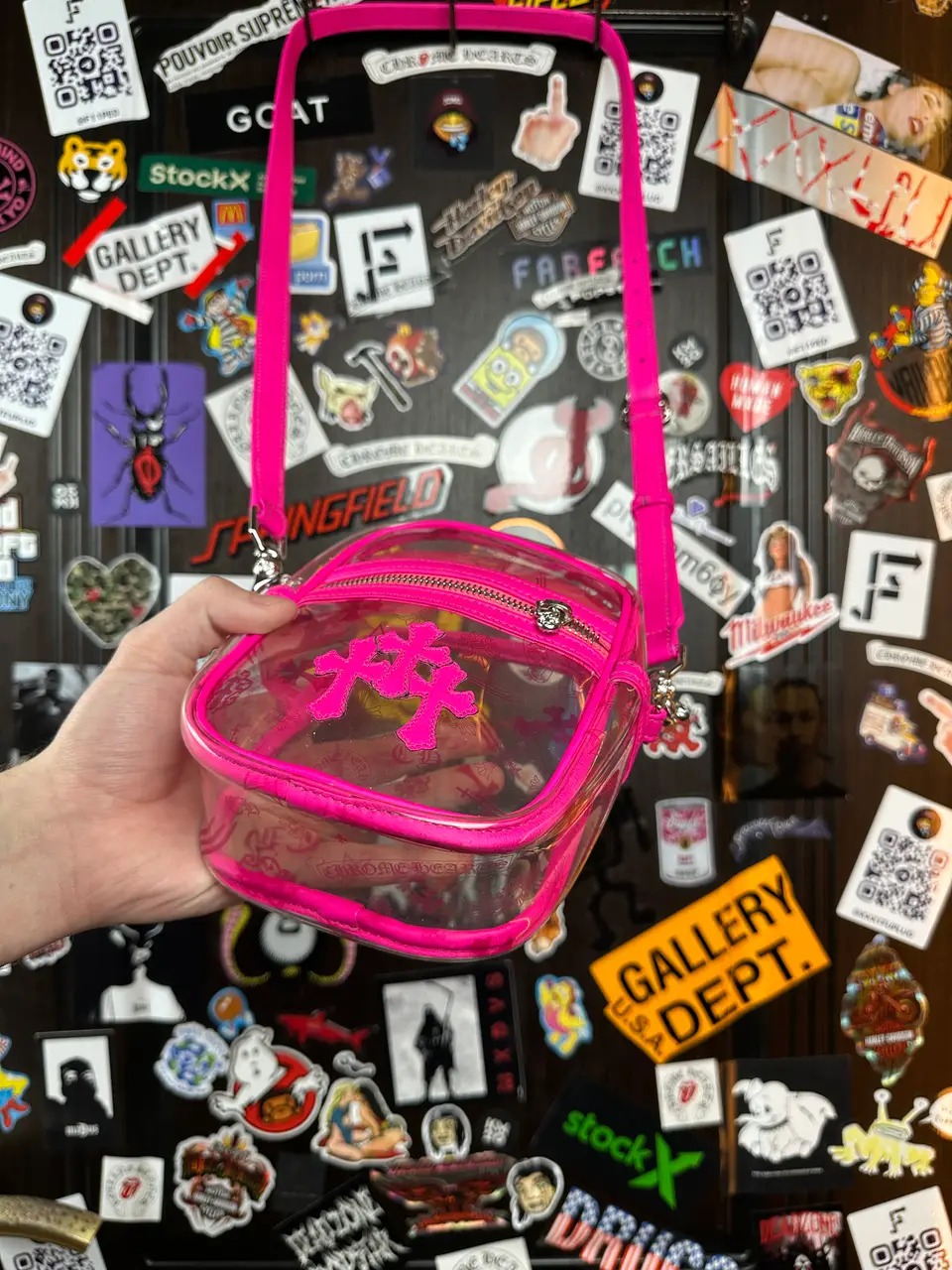 Chrome Hearts Pink taka bag, detail view 3