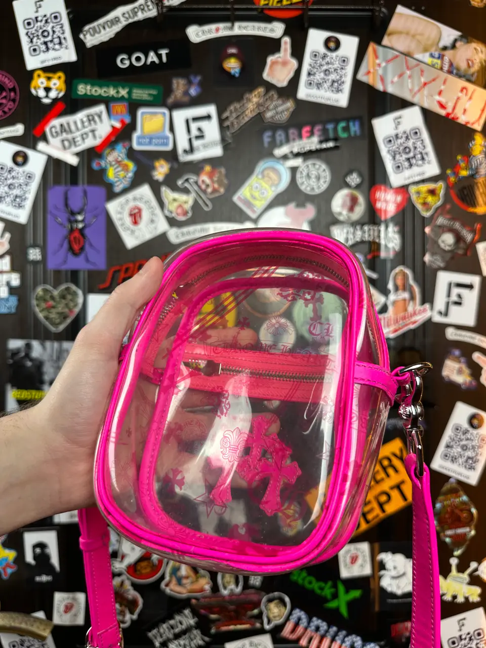 Chrome Hearts Pink taka bag, detail view 4