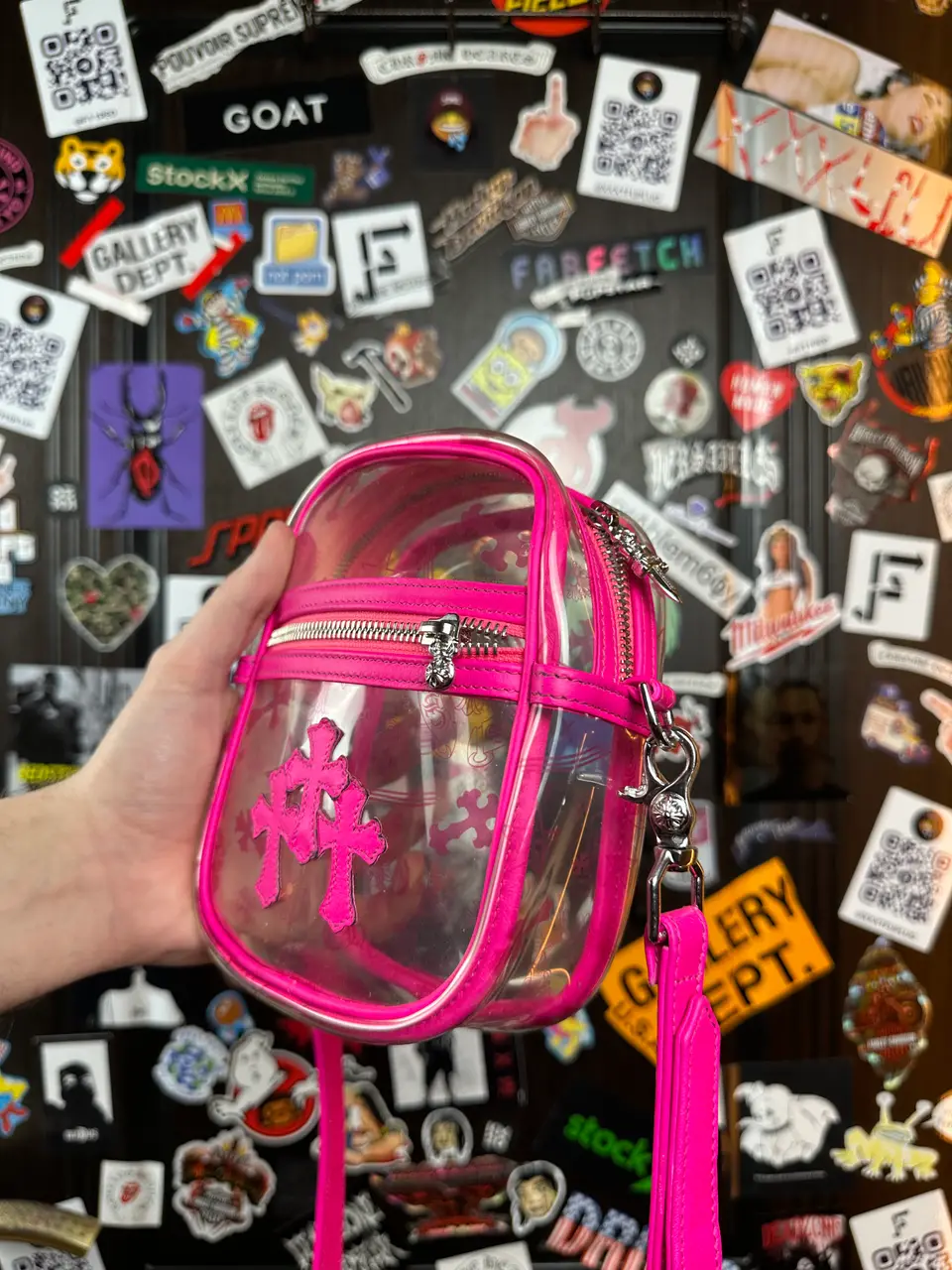 Chrome Hearts Pink taka bag, detail view 5