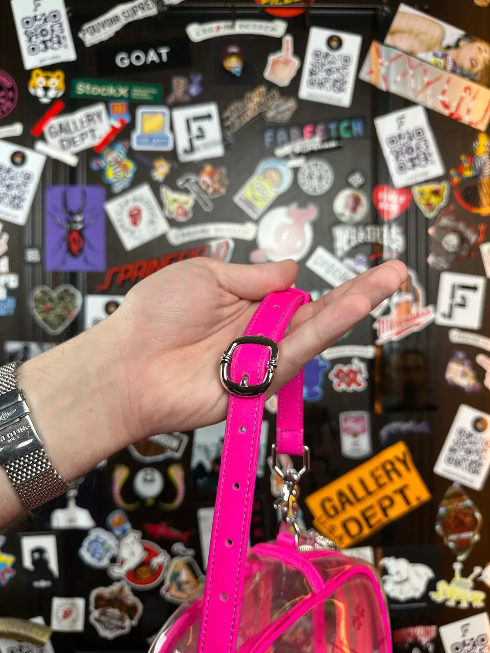 Chrome Hearts Pink taka bag, detail view 6
