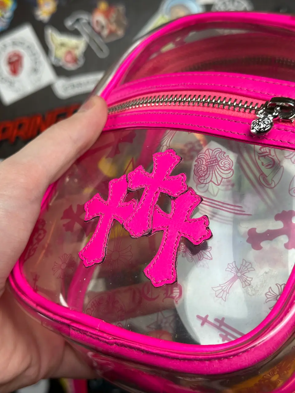 Chrome Hearts Pink taka bag, detail view 7
