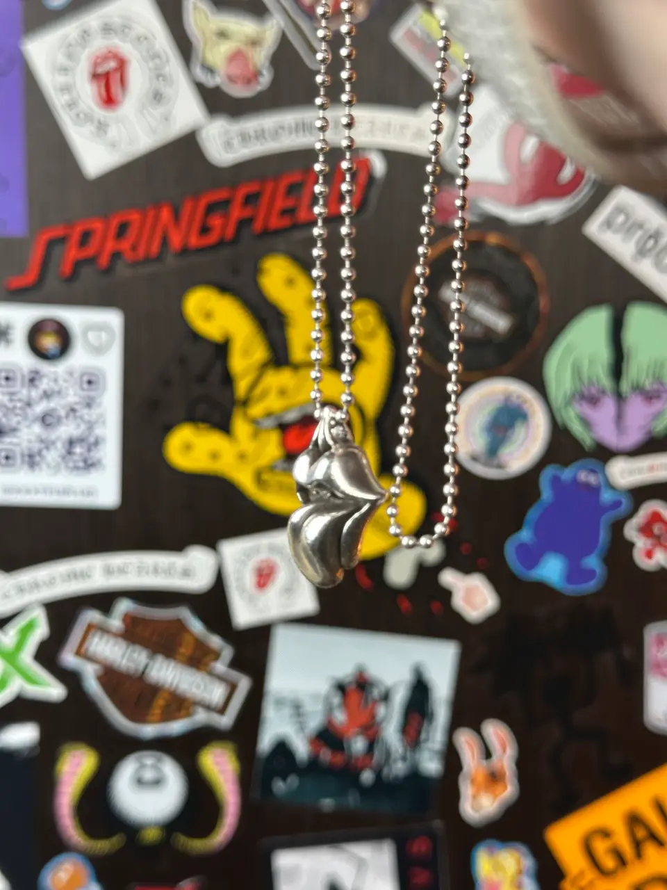 Chrome Hearts Rolling Stones Pendant, detail view 3