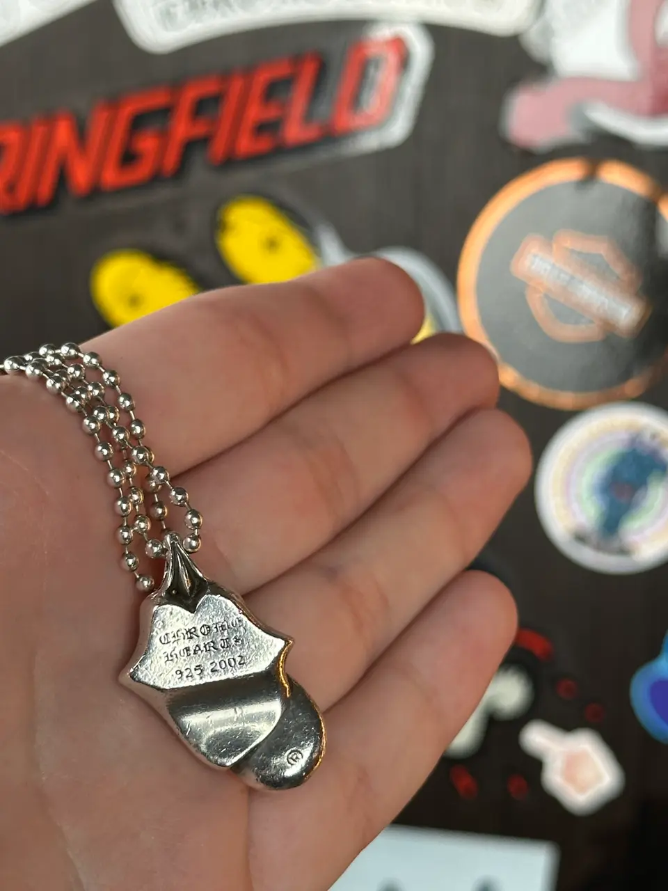 Chrome Hearts Rolling Stones Pendant, detail view 7