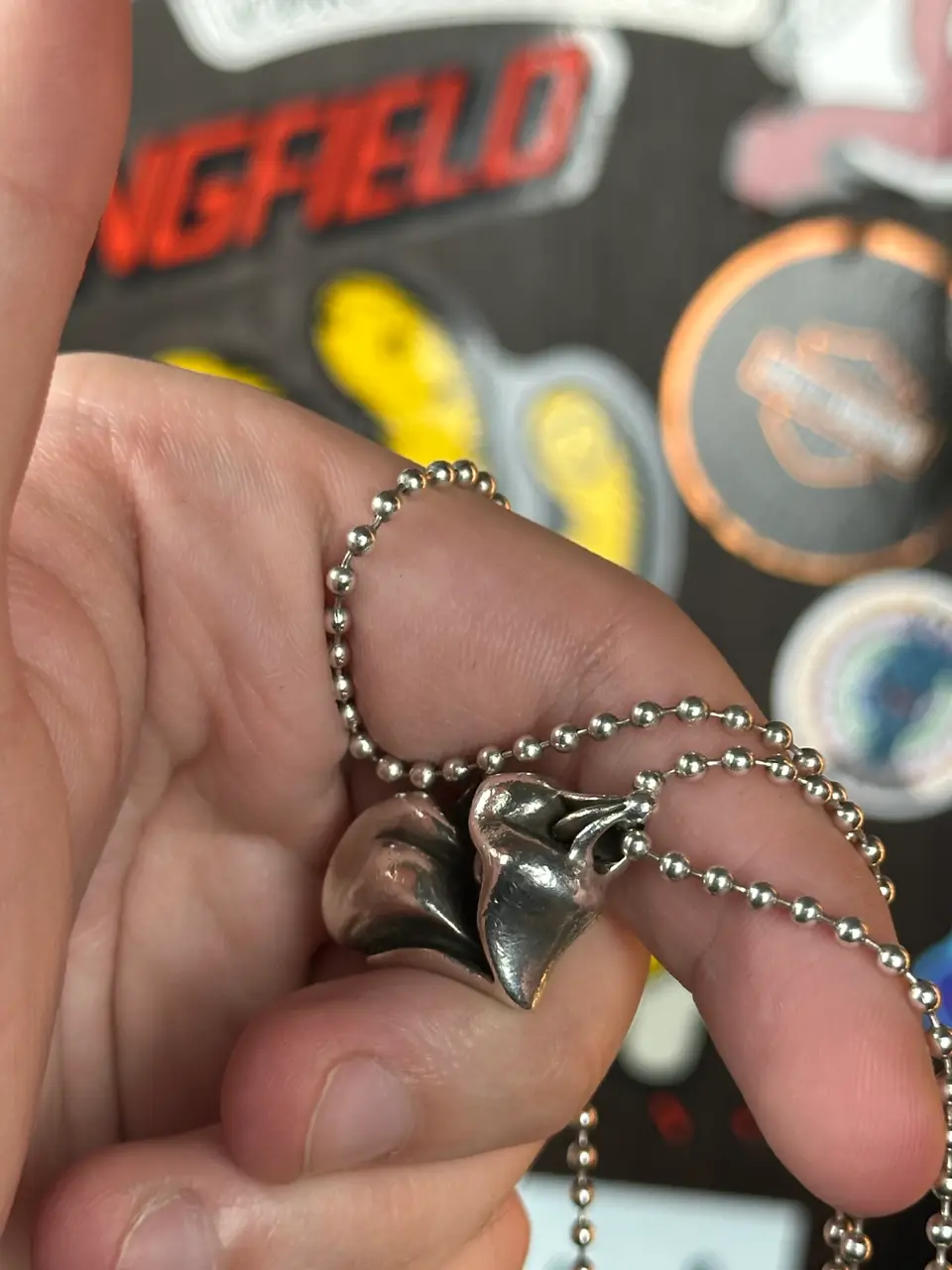 Chrome Hearts Rolling Stones Pendant, detail view 8