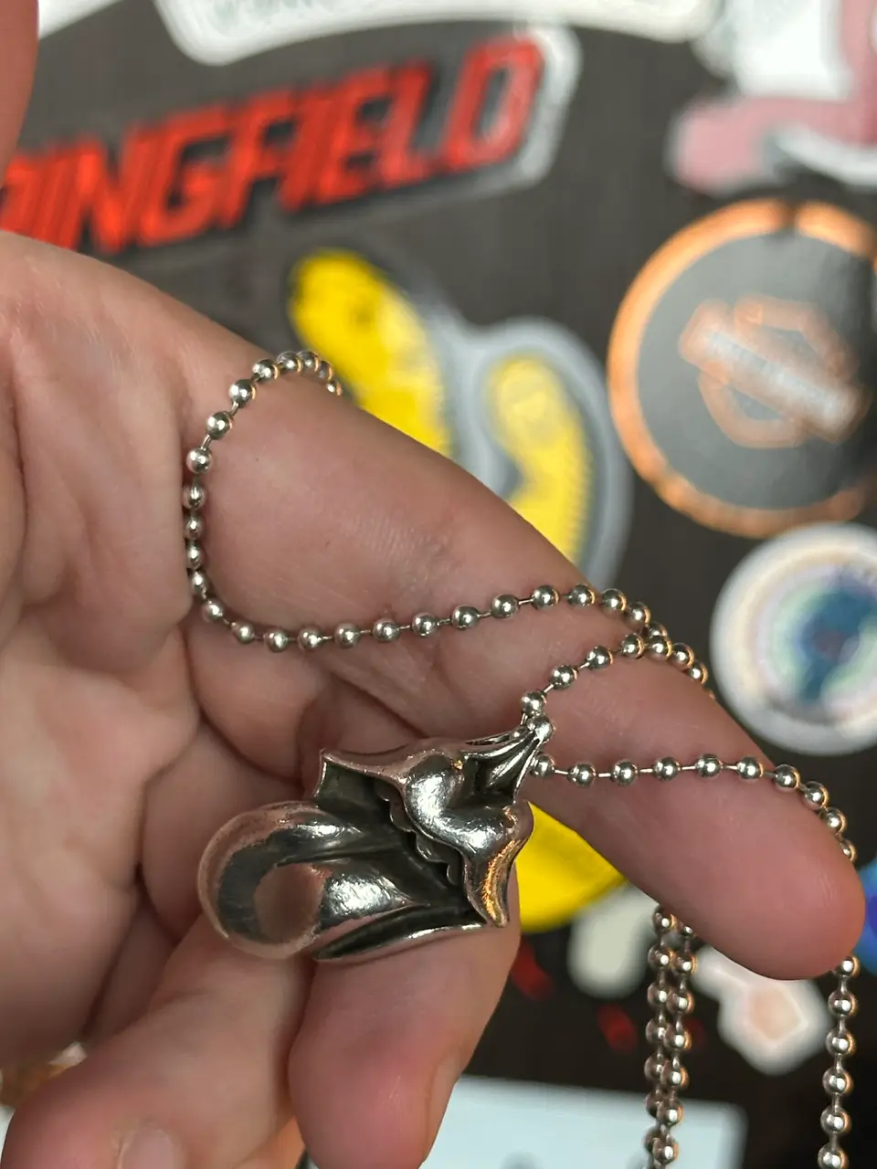 Chrome Hearts Rolling Stones Pendant, detail view 9