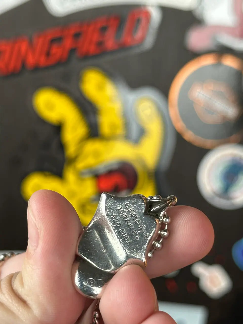 Chrome Hearts Rolling Stones Pendant, detail view 10