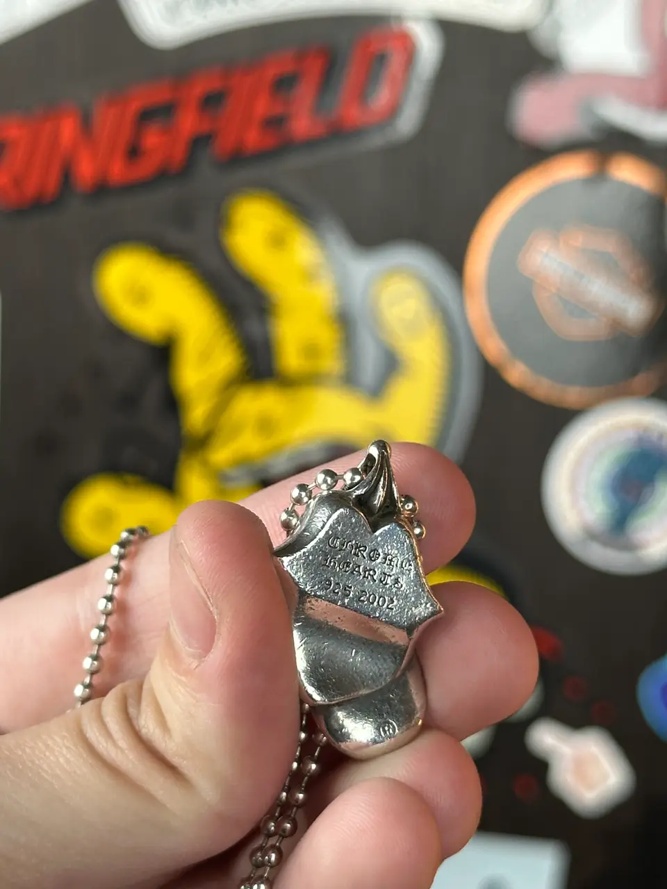 Chrome Hearts Rolling Stones Pendant, detail view 12