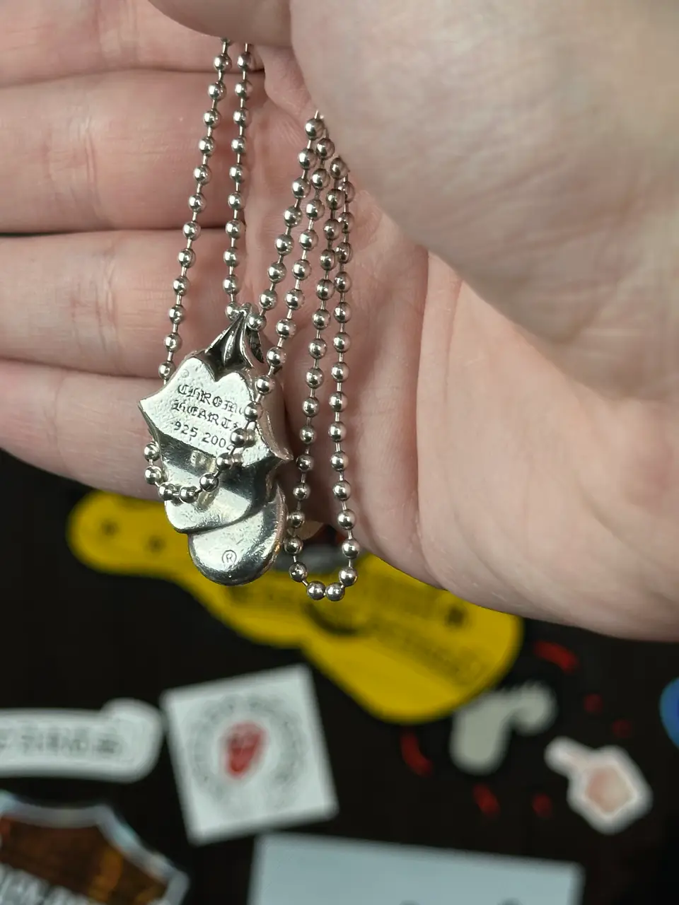 Chrome Hearts Rolling Stones Pendant, detail view 17