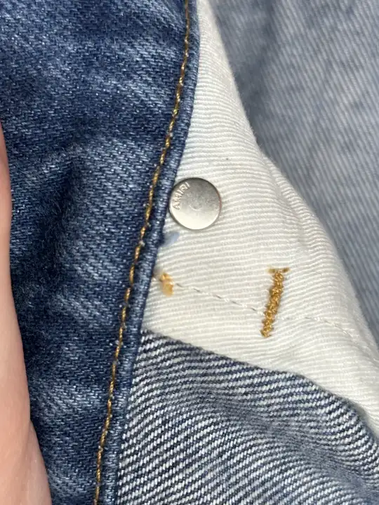 Amiri Amiri Blue Flare Jeans, detail view 18