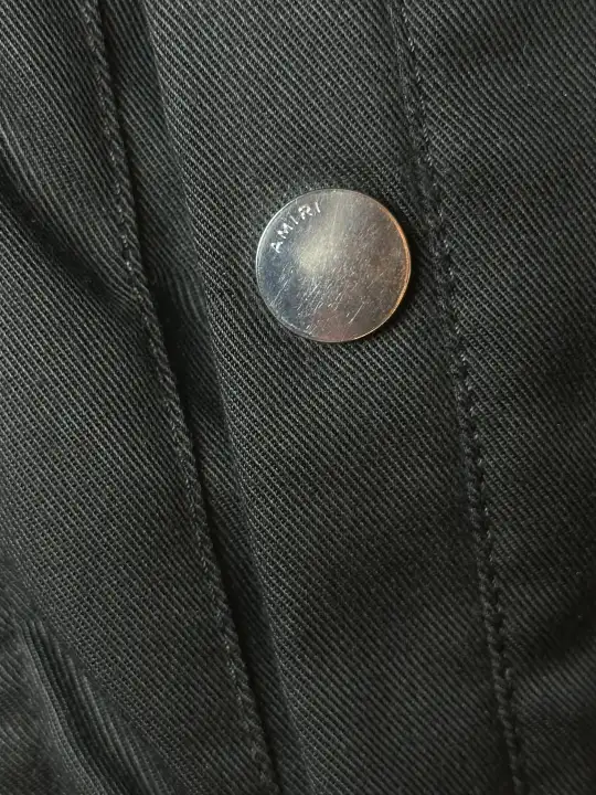 Amiri Amiri Leather Embellished Vest Sherpa, detail view 13