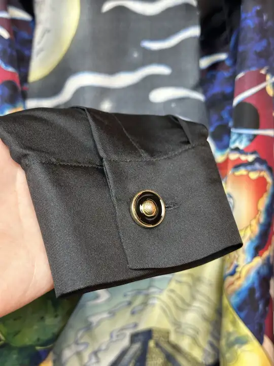 Casablanca Casablanca UFO Cowboy De L'Espace Silk Shirt, detail view 12