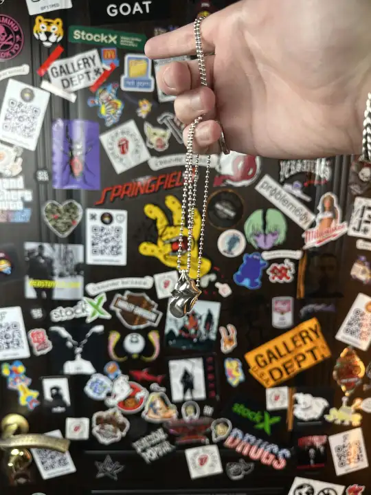 Chrome Hearts Rolling Stones Pendant, detail view 2