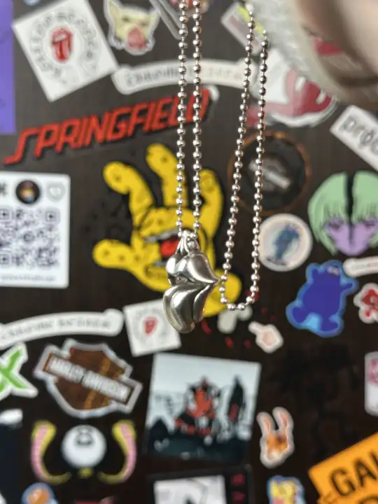 Chrome Hearts Rolling Stones Pendant, detail view 3