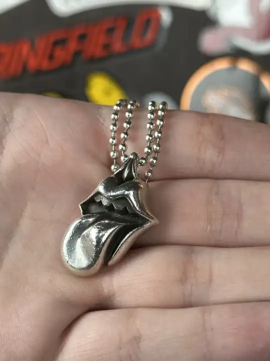 Chrome Hearts Rolling Stones Pendant, detail view 4