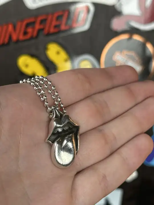 Chrome Hearts Rolling Stones Pendant, detail view 5