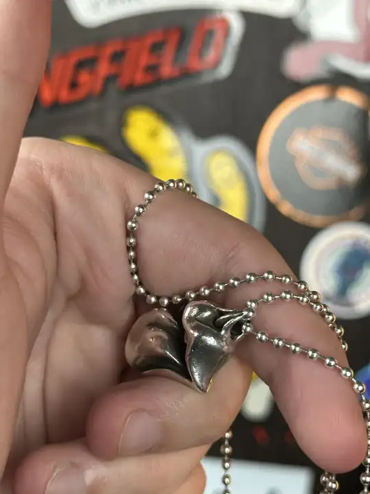 Chrome Hearts Rolling Stones Pendant, detail view 8