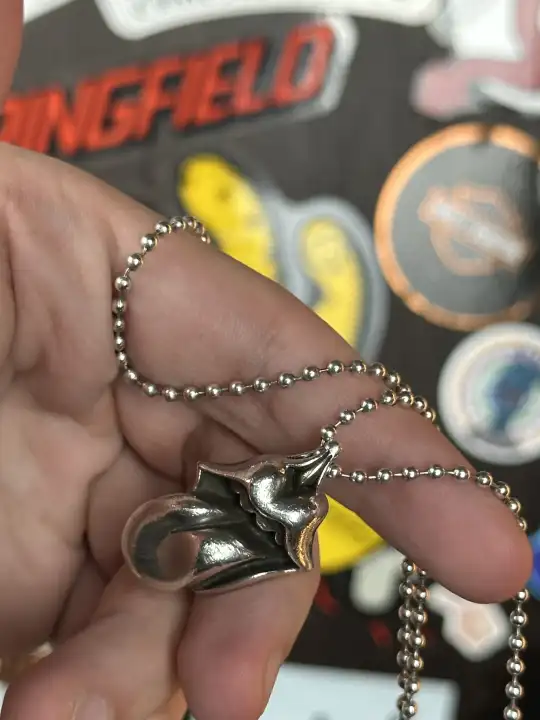 Chrome Hearts Rolling Stones Pendant, detail view 9