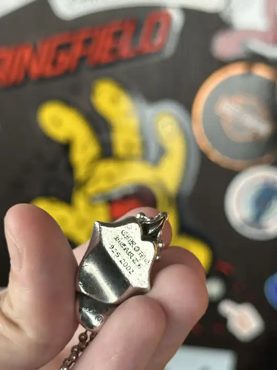 Chrome Hearts Rolling Stones Pendant, detail view 11