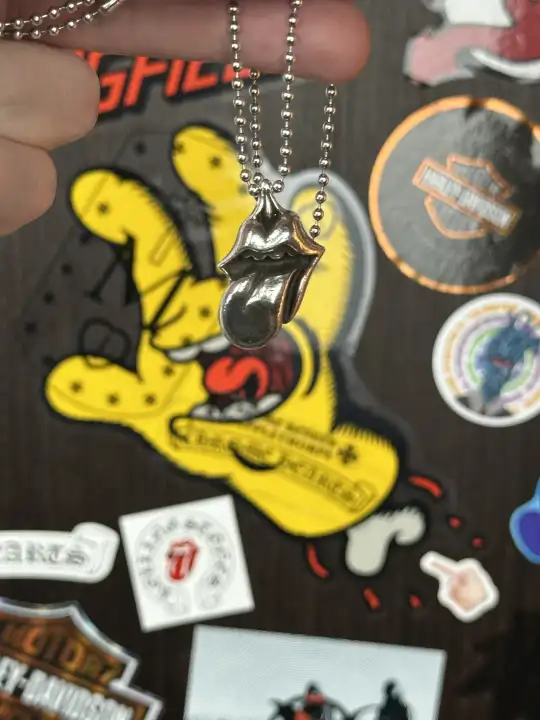 Chrome Hearts Rolling Stones Pendant, detail view 14