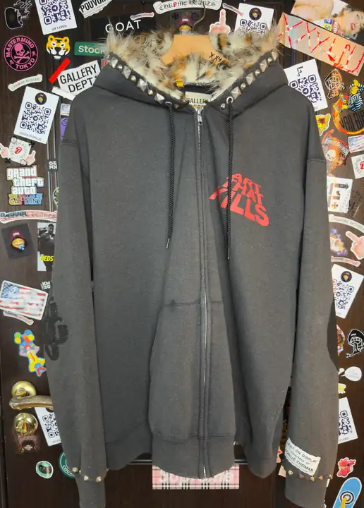 Gallery Dept. ATK FUR HOOD ZIP, detail view 2
