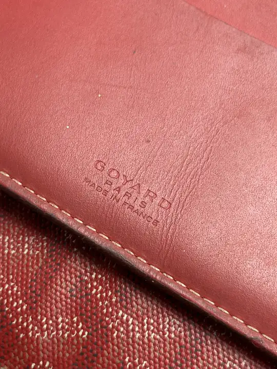 Goyard Red Wallet Goyard, detail view 5