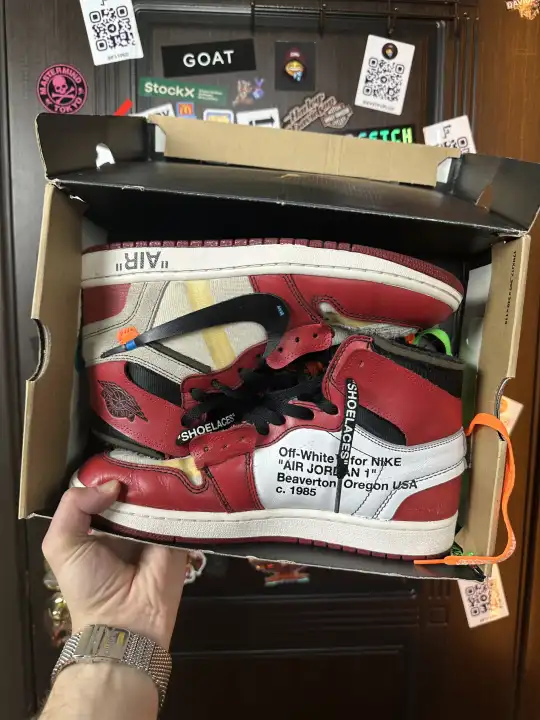 Off-White x Nike Chicago Jordan 1, detail view 6